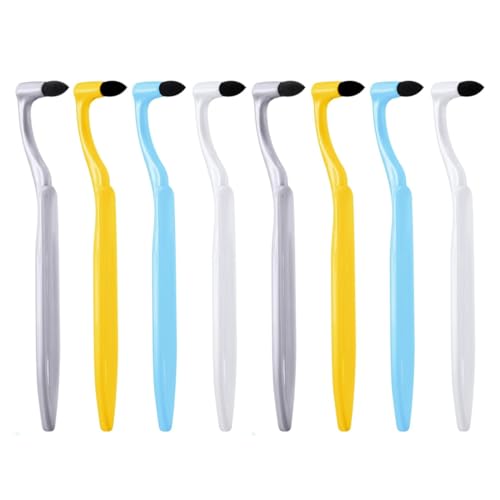 OUDQFCJ Molinillo de Dientes de 8 Piezas, Descalcificador, Cepillo de Dientes, Quitamanchas, Eliminador de Placa y sarro, Limpiador Dental, Herramientas de Limpieza para té y café