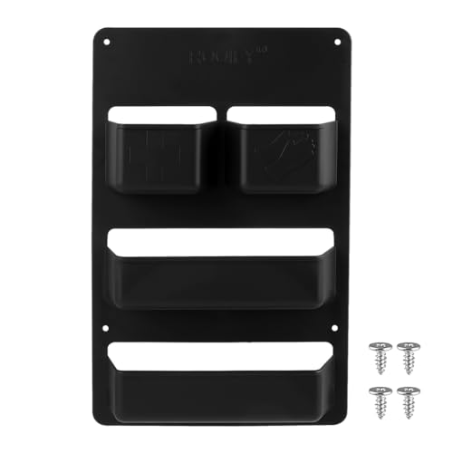 Xztrdi Boîte de rangement de porte à fermeture éclair, étagère de séparation en polypropylène pour maison, caravane, van, réservoir à déchets, compatible avec les toilettes à cassette Thetford