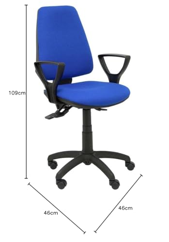 Silla Elche S Bali azul con brazos fijos: solución a tu mala postura 3