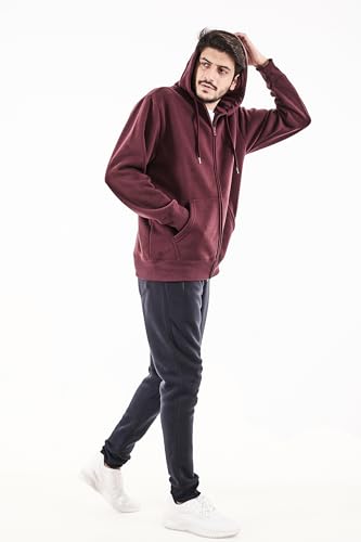 White Peak Trading Company WHZM-531-L Mens Sweatshirt Zip Up Hoodie, 3 Pack Long Sleeve Jacket Soft Fleece Athletic Hoodies With Pockets thumb #3