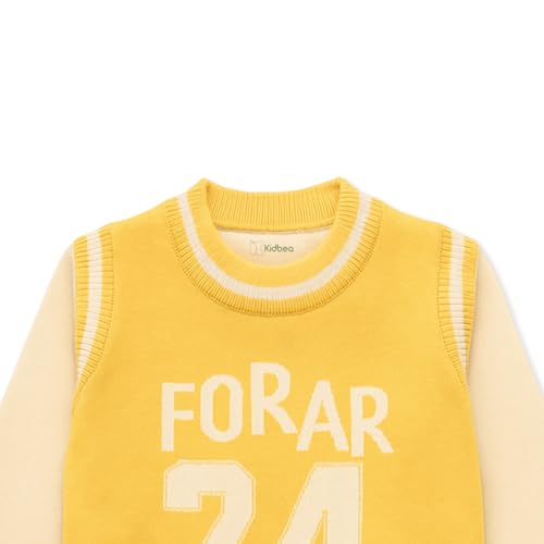 Image of Kidbea Premium Organic Cotton Winter Knitwear Set for Baby Boys | Soft Warm Pullover Sweater & Pant | Classy Comfort Outfit for Infants kids
