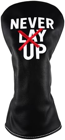 Golf Driver Headcover - 3 Wood Head Cover - Golf Headcover - Leather - Never Lay Up - Solobird Golf Headcover - Golf Club Cover image 5