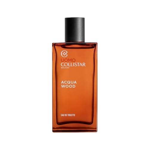 Collistar Acqua Wood Eau de Toilette Tonificante, Fragranza per il corpo con note legnose e tocchi aromatici, 100ml