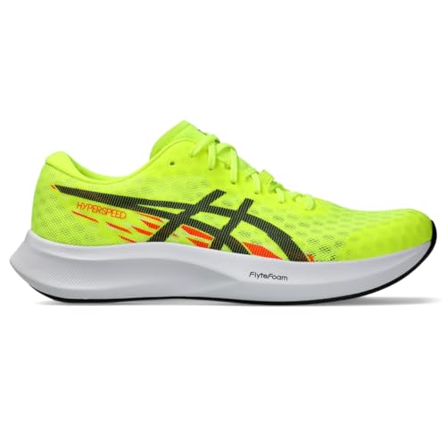 ASICS Men's Hyper Speed 4 Running Shoes, 10.5, Safety Yellow/Black