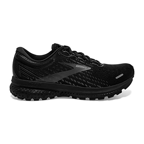 Brooks Women's Ghost 13 Running Shoe - Black/Black - 9.5 Narrow #TOP1
