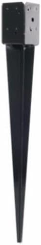 Simpson Fpbs44 28" Steel Mailbox / Fencepost Ground Spike Base For 4" X 4" Posts