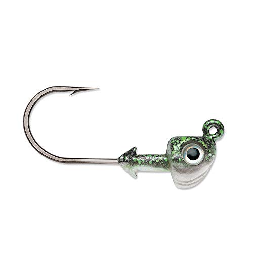 VMC, Boxer Jig, 4/0 Hook Size, 3/8 oz, Shad, Package of 4