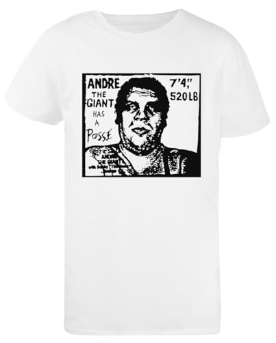 T-Shirt Kid White Tee André Girrisaan l'Élégance Pur Coton Enfant