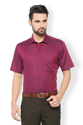 Image of Van Heusen Men's Solid Regular Fit Formal Shirt