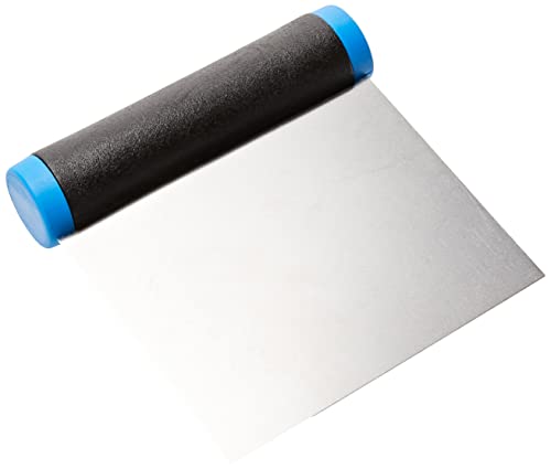 De Buyer Spatola raschia-pasta da pasticceria a bordo dritto, 3302.11N, acciaio inossidabile, Lunghezza 11 cm