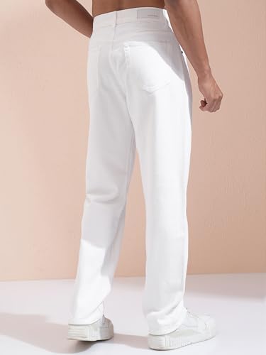 Image of Highlander Men's Straight Fit Jeans | Stretchable | Everyday Comfort & Style| Jeans for Man