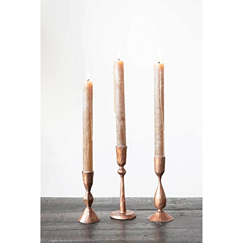 Creative Co-Op DF5683 Hand-Forged Iron Taper Holder, Antique Copper Finish thumb #1