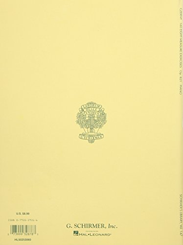 160 Eight-Measure Exercises, Op. 821: Schirmer Library of Classics Volume 147 Piano Technique