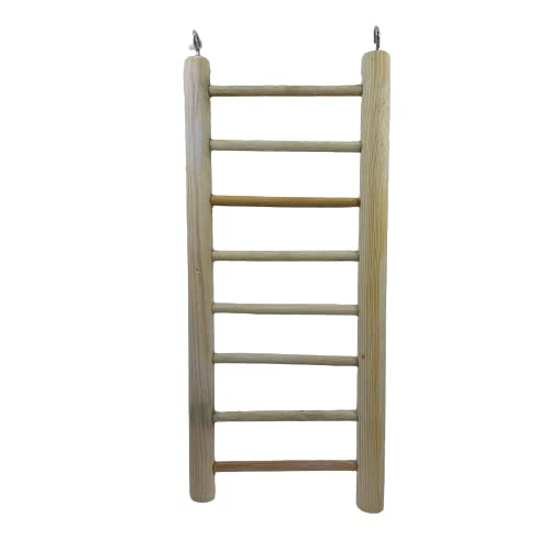 VSV Birds Wooden Ladder Fun Cage Toy for Parrot, Budgie, Rodent, Hamster, Mouse with S6 Rugs, 28 cm (Eight Step) (B0C337ZYC9) Amazon Price History, Amazon Price Tracker