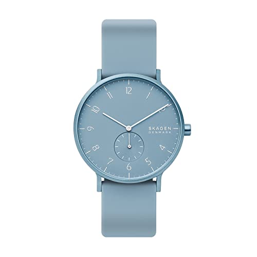 Skagen Aaren Kulør Analog Blue Dial Unisex's Watch-Skw6509 #TOP26