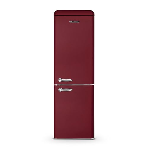 SCHNEIDER Frigorífico Combi, Libre Instalación, No Frost, 326 L, Altura 192.5, Porta Botellas, Vintage Burdeos, SCB315VNFWR INSTALACION INCLUIDA