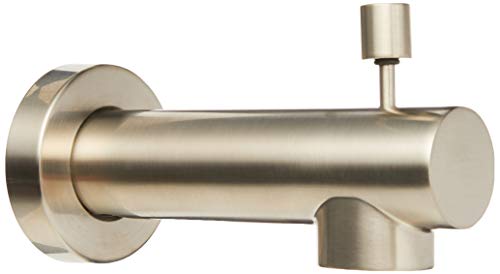 GROHE 13366EN0 Concetto Bathtub Faucet Tub Spout with Shower Diverter, Brass, Brushed Nickel...