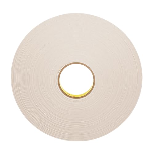 Image of 3M Double Coated Polyethylene Foam Tape 4492W, White, 3 /4 in x 72 yd, 31 mil, 12 Rolls per case
