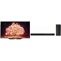LG OLED55B19LA TV 139 cm (55 Zoll) OLED Fernseher (4K Cinema HDR, 120 Hz, Smart TV) [Modelljahr 2021] &amp; DSN4 2.1-Soundsystem mit 300 Watt, DTS Virtual:X, Mit HDMI und ARC