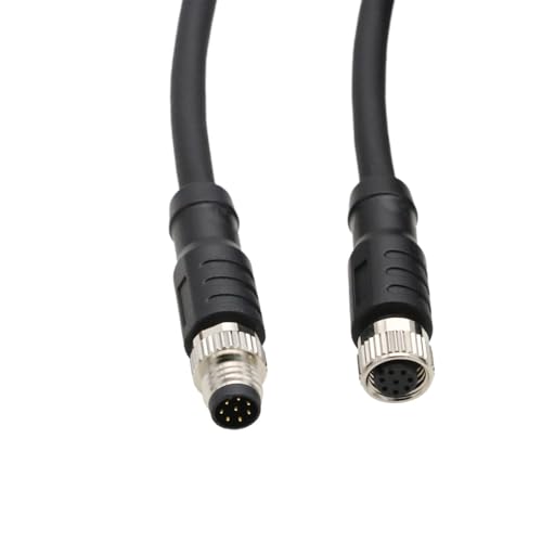 Cable M8 de 8 pines para sensor de automatización y transmisión blindada 2m 6