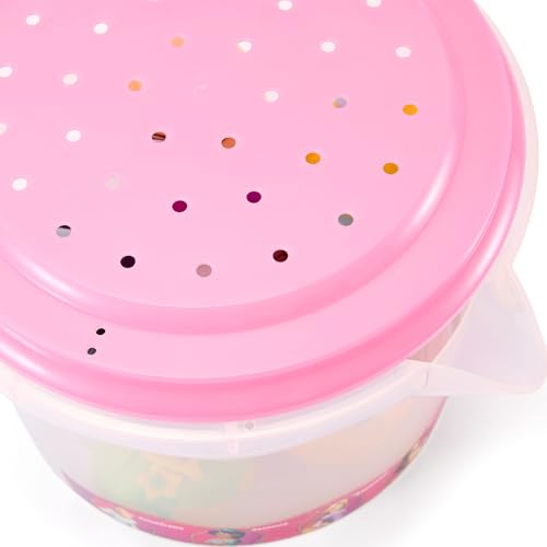 Image of Disney Store Official Disney Princess Bath Toys Set - Includes 5 Detailed Toys with a Straining Storage Bucket - Bath Time Fun & Water Play Set for Kids