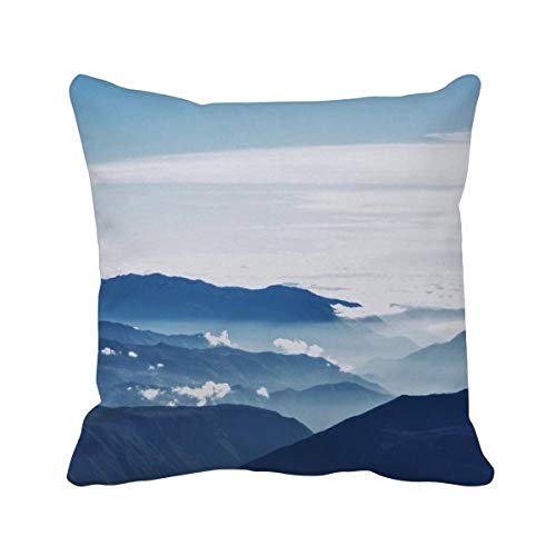 Coussin montagnes pour canapé inconfortable : la solution déco soleil 40x40 - 2