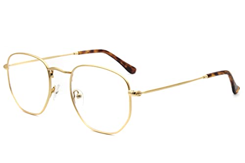 Gafas de polígono de diseño individual para teletrabajo y eventos urbanos de moda