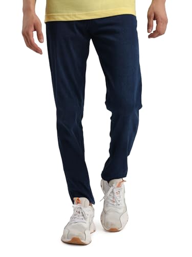 Image of Rupa Bumchums Men's Relaxed Fit Natural Denim Loungers with Adjustable Flat Drawstring