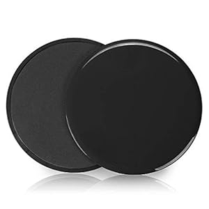 TNP Accessories� 2 x Gliding Discs Disc Core Sliders Dual Sided Fitness Home Gym Abs Exercise Ab Abdominal Training Workout Equipment on All Surface
