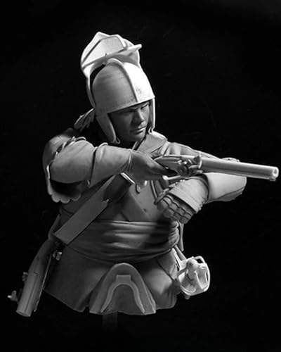 1/10 Scale Die-Cast Resin Bust Model Kit Ancient British Ironclad Army Statue Unassembled and Unpainted