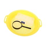 WNDUOKXH Goldwasch und Bergbauwerkzeug: Siebpfanne für den Außenbereich, Klassierer, Maschensieb, Siebpfanne, leicht und robust, kompaktes Goldwasch und Bergbauwerkzeug für die Prospektion