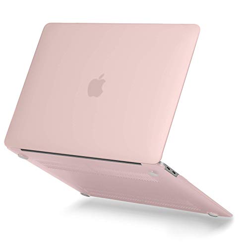 Gmyle Macbook Air 13 Inch Case 2020 2019 2018 A2337 M1 A2179 A1932 With Touch Id Retina Display, Plastic Hard Shell, Keyboard Cover, Privacy Webcam Cover Slide, Screen Protector Set, Rose Quartz #TOP3