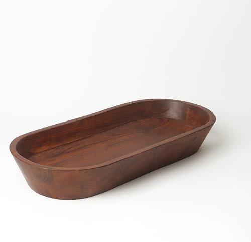 Luxe Designs Wooden Dough Bowl - Natural Acacia Wood - Handmade D...