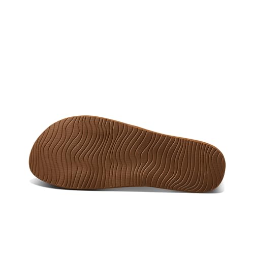 Image of REEF Vista Braid II Women's Fashion Slide Sandal, Vegan Leather Strap, Ultra Soft Cushion Footbed