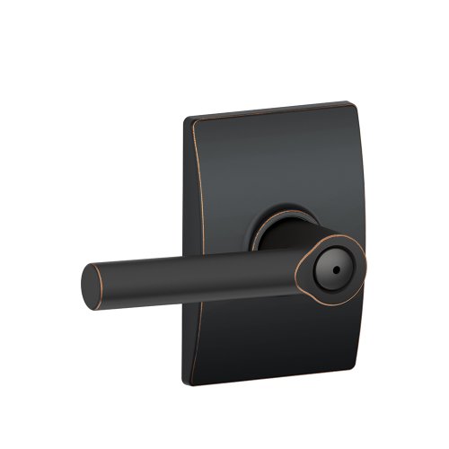 SCHLAGE F40 BRW 716 CEN Century Collection Broadway Bed and Bath Lever, Aged Bronze