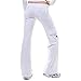 Firzero Women's Flare Yoga Pants Tummy Control Casual Workout Bootcut Pants Lounge Bell Bottom Pants High Elastic Waisted Wide Leg Trousers