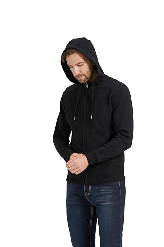 Men's Fashion Sweatshirt Cotton Comfy Hooded Sweatshirt With Pocket Soft Hoodie Sweatshirts For Men Full Zip4