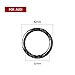 Car Carbon Fiber Accessories Push-to-Start Trim Ring Protective Cover Sticker Anti-Scratch Compatible with Audi Q5 Q7 A5 A7 A4 A6 2009 2010 2011 2012 2013 2014 2015 2016 (Type-A)