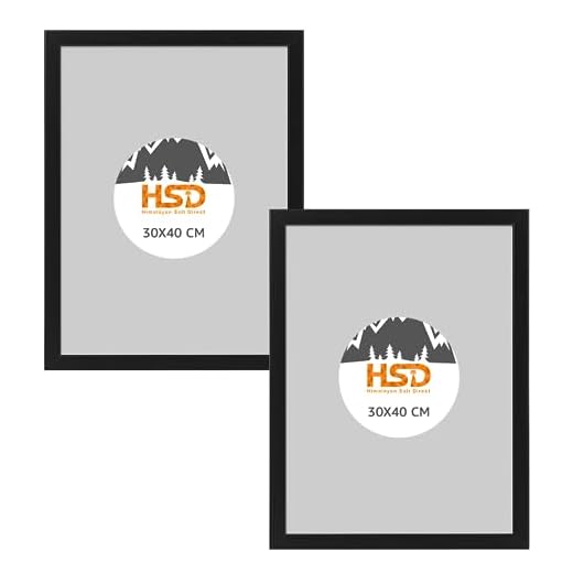 Ikea FISKBO Svart 30 x 40 cm fotoram – set med 2