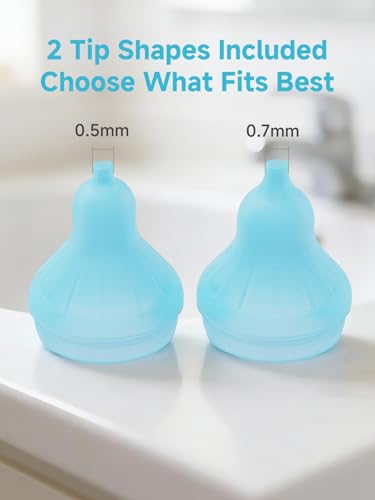 Image of Nasal Aspirator Replacement Tips Compatible with Frida Baby Nose Sucker