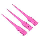 FRCOLOR 3pezzi Pettine Taglio Professionale Doppia Punta Per Capelli Con Coda Fine Strumenti Stilistici Resistenti Per Uso Domestico e Salone