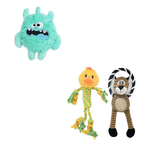 Juguetes mordibles para perros Squeaky 3 unidades