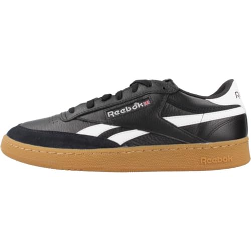 Reebok Baskets Club C Revenge Vintage pour Homme, Noir et Blanc - Black White Gum, 45 EU