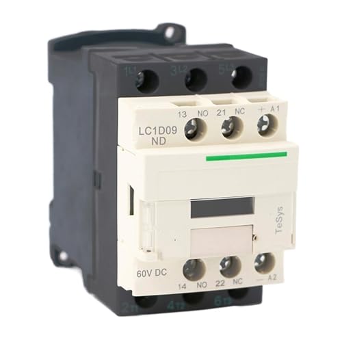 Contacteur LC1D09ND 9A 60V avec 3 contacts normalement ouverts commutateur