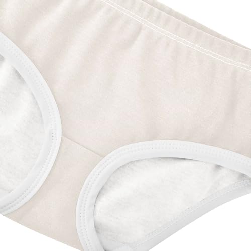 Animal Girls Underwear Toddlers 2t Cotton Panties for Girl White Beige Briefs Kids Undies4