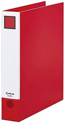 （まとめ） キングジムレバーリングファイル A4タテ 2穴 380枚収容 背幅55mm 赤 6674-R 1冊 【×5セット】 to