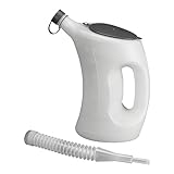 Preis für: je Ausgang: m. Schutzhülle/Schutzkappe/flexibler Auslauf Breite: 270 mm Farbe: weiß, transparent Fassungsvermögen: 3 l Fassungsvermögen: 3 l Gewicht: 280 g Höhe: 125 mm Länge: 330 mm Marke: PRESSOL Material: HDPE Temperatur: Bereich: - 10 - 110 Grad.