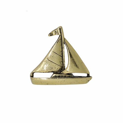 Jim Clift Design Sailboat Gold Lapel Pin - 1 Count