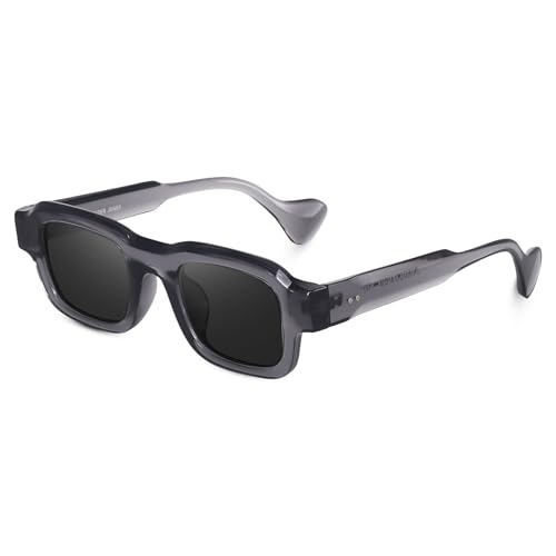 Image of Peter Jones Lenses Unisex Broad Frame Square UV /UB Protected Non-Polarized Sunglasses Medium (3809)