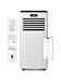 MeacoCool MC Series Pro 9000 BTU Mobile Klimaanlage mit App-Steuerung, Fernbedienung, Energieklasse A, leise (52 dB), 4-in-1 Kühlung, 16–26 m², Schlafmodus, 2 Fenster-Kits